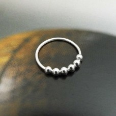 925 Sterling Silver HANDMADE Jewelry Ring Size 8 H57