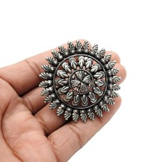 925 Sterling Silver HANDMADE Jewelry Antique Ring Size 8 G28