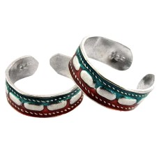 Natural Beauty !! 925 Sterling Silver Toe Rings
