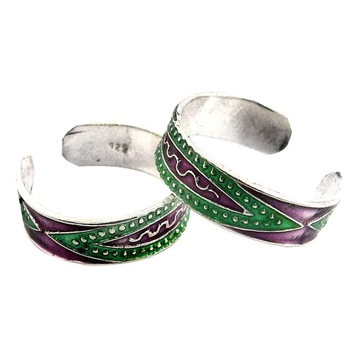 Royal Style !! 925 Sterling Silver Toe Rings