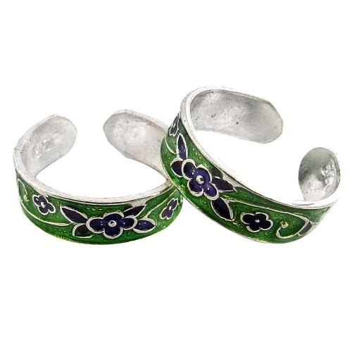 Gorgeous Design ! 925 Sterling Silver Toe Rings