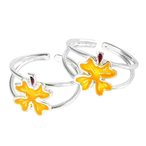 Franqipani Queen! 925 Sterling Silver Toe Rings