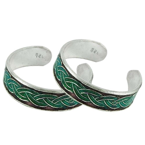 925 Sterling Silver Indian Jewelry Traditional Handmade Toe Rings