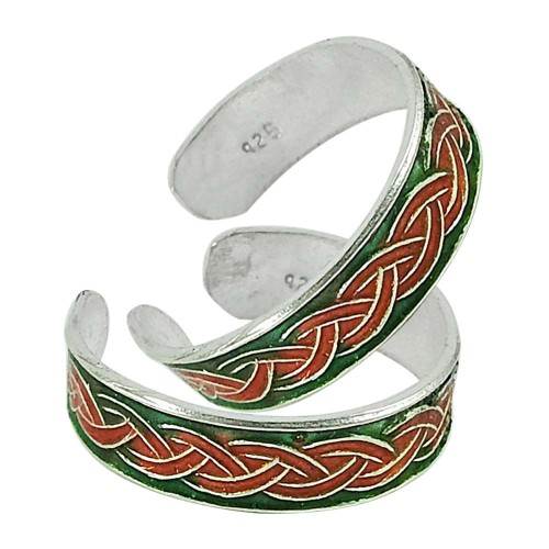 925 Sterling Silver Jewelry Traditional Handmade Toe Rings